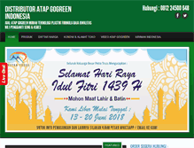 Tablet Screenshot of jualatapgogreenmurah.com